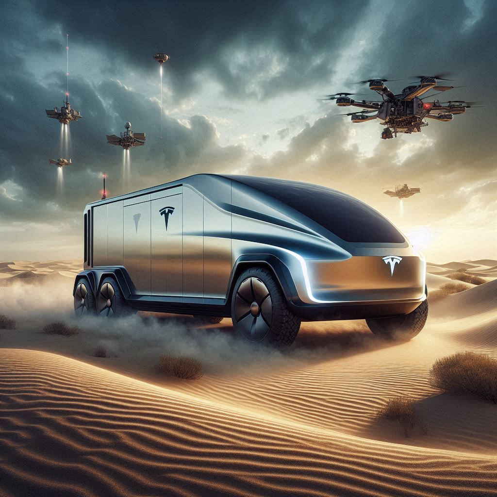 pentagon big tech tesla cybertruck